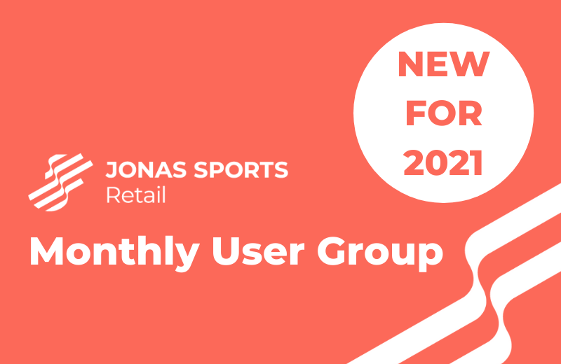 Jonas Sports Retail launch Monthly User Group